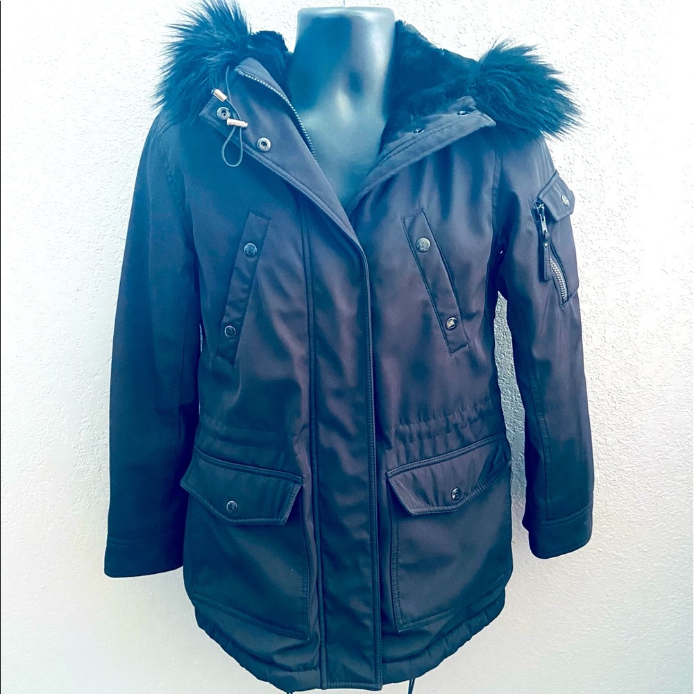 S13 New York Hooded Jacket Faux Fur Lined